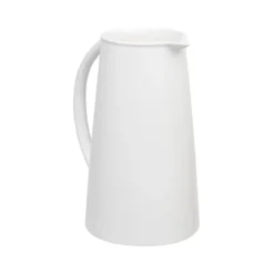 Ceramic Jug With Embossed Heart - White -Home Style Sales 12886083 1444843705804494