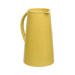 Ceramic Jug With Embossed Heart - Ochre 9 Ceramic Jug With Embossed Heart - Ochre -Home Style Sales 12886085 1384843705861632