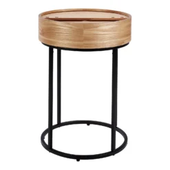House Beautiful Halo Wood Side Table -Home Style Sales 12886093 1984862228046201