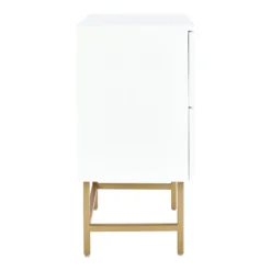 House Beautiful Taylor 2 Drawer Bedside Table - White -Home Style Sales 12886096 1374862228119065