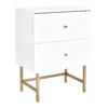 House Beautiful Taylor 2 Drawer Bedside Table - White 1 House Beautiful Taylor 2 Drawer Bedside Table - White -Home Style Sales 12886096 1624862227838493