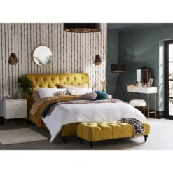 House Beautiful Taylor 2 Drawer Bedside Table - White -Home Style Sales 12886096 7194862227978359