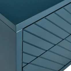 House Beautiful Trixie 2 Drawer Bedside Table - Blue -Home Style Sales 12886098 5114862228185110