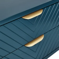 House Beautiful Trixie 2 Drawer Bedside Table - Blue -Home Style Sales 12886098 7974862228155146