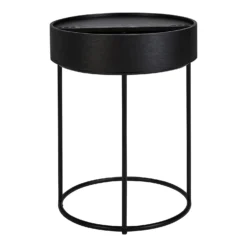 House Beautiful Halo Black Ash Side Table -Home Style Sales 12886103 8364862228058342
