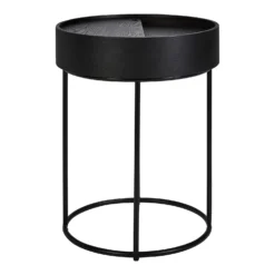 House Beautiful Halo Black Ash Side Table -Home Style Sales 12886103 8714862228013279