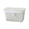 White Willow Lined Medium Storage Basket -Home Style Sales 12886608 9964857031829394