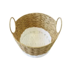 Round Natural White Paper Basket -Home Style Sales 12886612 1664857031767954