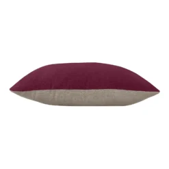 House Beautiful Velvet Linen Cushion - 45x45cm - Plum -Home Style Sales 12887011 2144853161517856