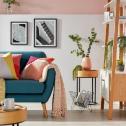 House Beautiful Geo Throw - Blossom & Mist - 150x183cm -Home Style Sales 12887206 7964966421288778