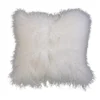 House Beautiful Real Mongolian Wool Cushion - Cream- 38x38cm -Home Style Sales 12887216 6724843807710087