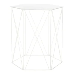 Hex Side Table Set Of 2 White 13 Hex Side Table Set Of 2 White -Home Style Sales 12888151 2074947208480038