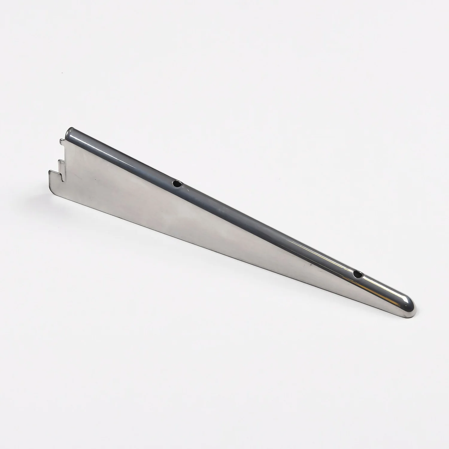 Twin Slot Shelving Kit - 1219mm Krome Twinslot And 368mm Brackets - Chrome Effect 4 Twin Slot Shelving Kit - 1219mm Krome Twinslot And 368mm Brackets - Chrome Effect - Image 2