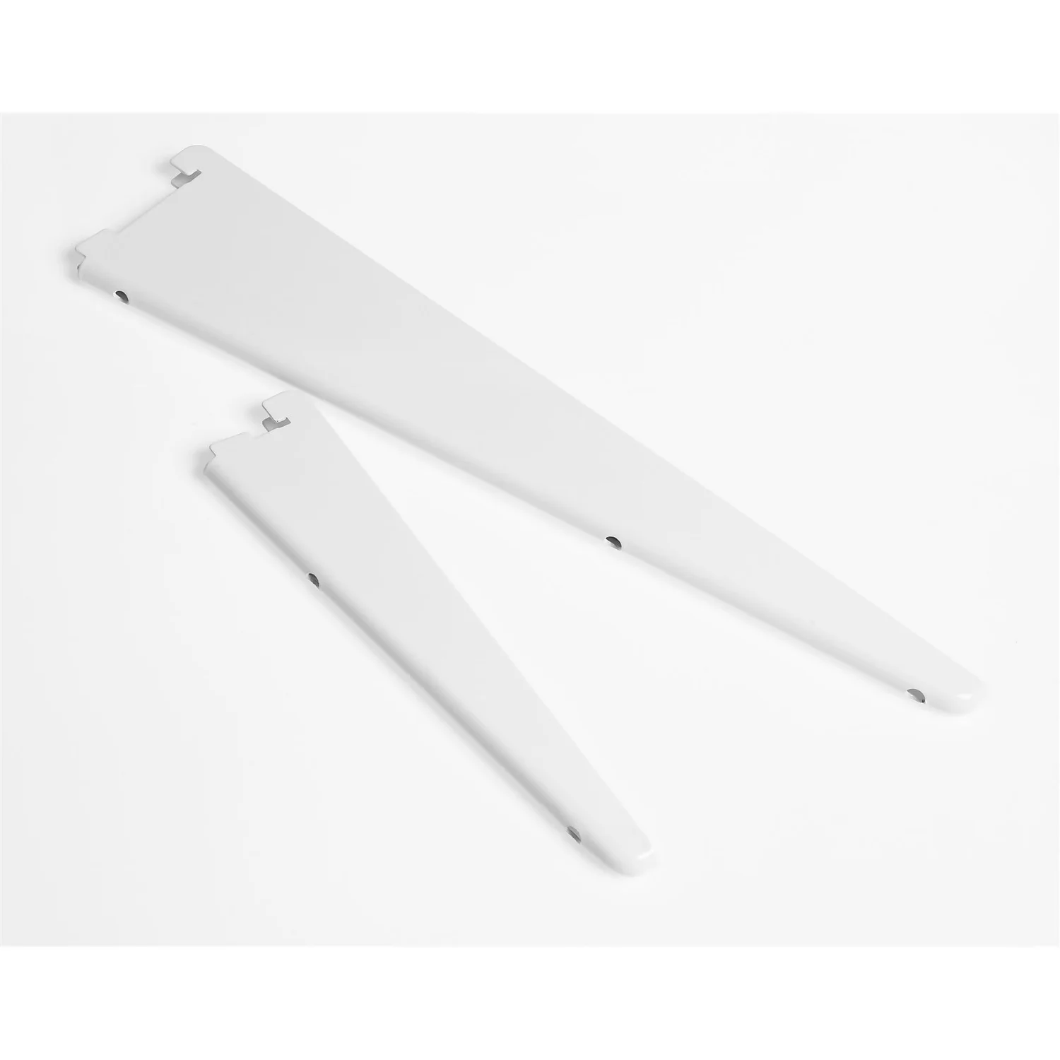 Anti-bacterial Twin Slot Shelving Kit - 1981mm White Twinslot And 270mm Brackets - White 4 Anti-bacterial Twin Slot Shelving Kit - 1981mm White Twinslot And 270mm Brackets - White - Image 2