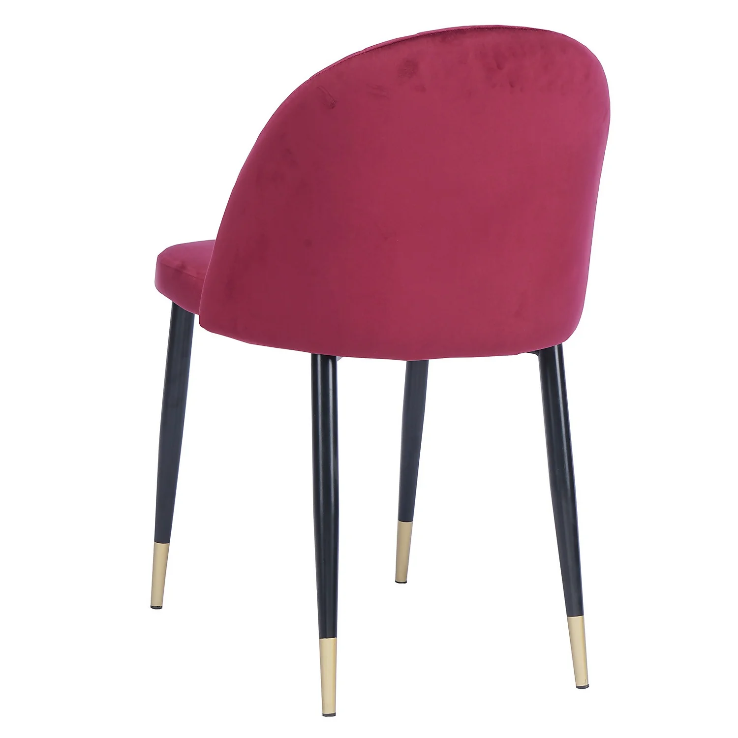 Illona Velvet Dining Chairs - Set Of 2 - Berry 9 Illona Velvet Dining Chairs - Set Of 2 - Berry - Image 7