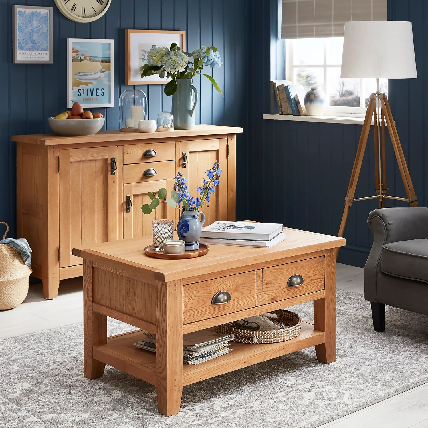 Hocombe Coffee Table - Oak 4 Hocombe Coffee Table - Oak - Image 2