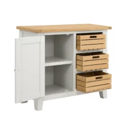 Ashstead Small Sideboard - Oak & Ivory -Home Style Sales 12917103 6594897162675257