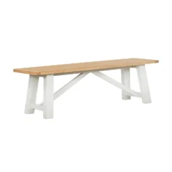 Ashstead Bench - Oak & Ivory
