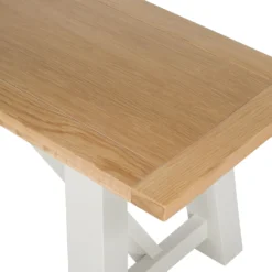 Ashstead Bench - Oak & Ivory -Home Style Sales 12917114 2094897161538821