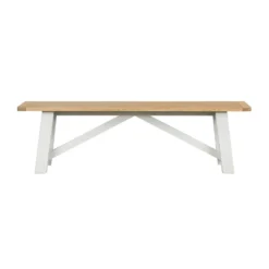 Ashstead Bench - Oak & Ivory -Home Style Sales 12917114 2104897161400776