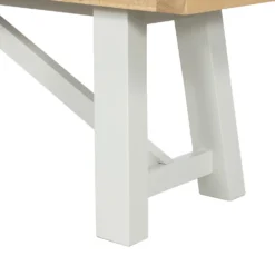 Ashstead Bench - Oak & Ivory -Home Style Sales 12917114 2124897161627240