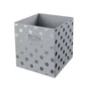 Living Elements Compact Cube Foil Spot Insert - Grey & Silver -Home Style Sales 12932940 7844887876026445