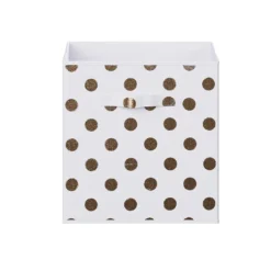 Living Elements Compact Cube Foil Spot Insert - White & Gold -Home Style Sales 12932945 6944887875943942