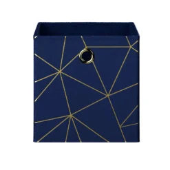 Clever Cube Velvet Geometric Insert - Navy & Gold 9 Clever Cube Velvet Geometric Insert - Navy & Gold -Home Style Sales 12932950 1274887876612456