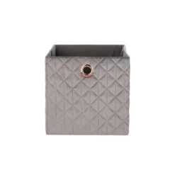Clever Cube Quilted Velvet Insert - Grey -Home Style Sales 12932957 8784900282513218