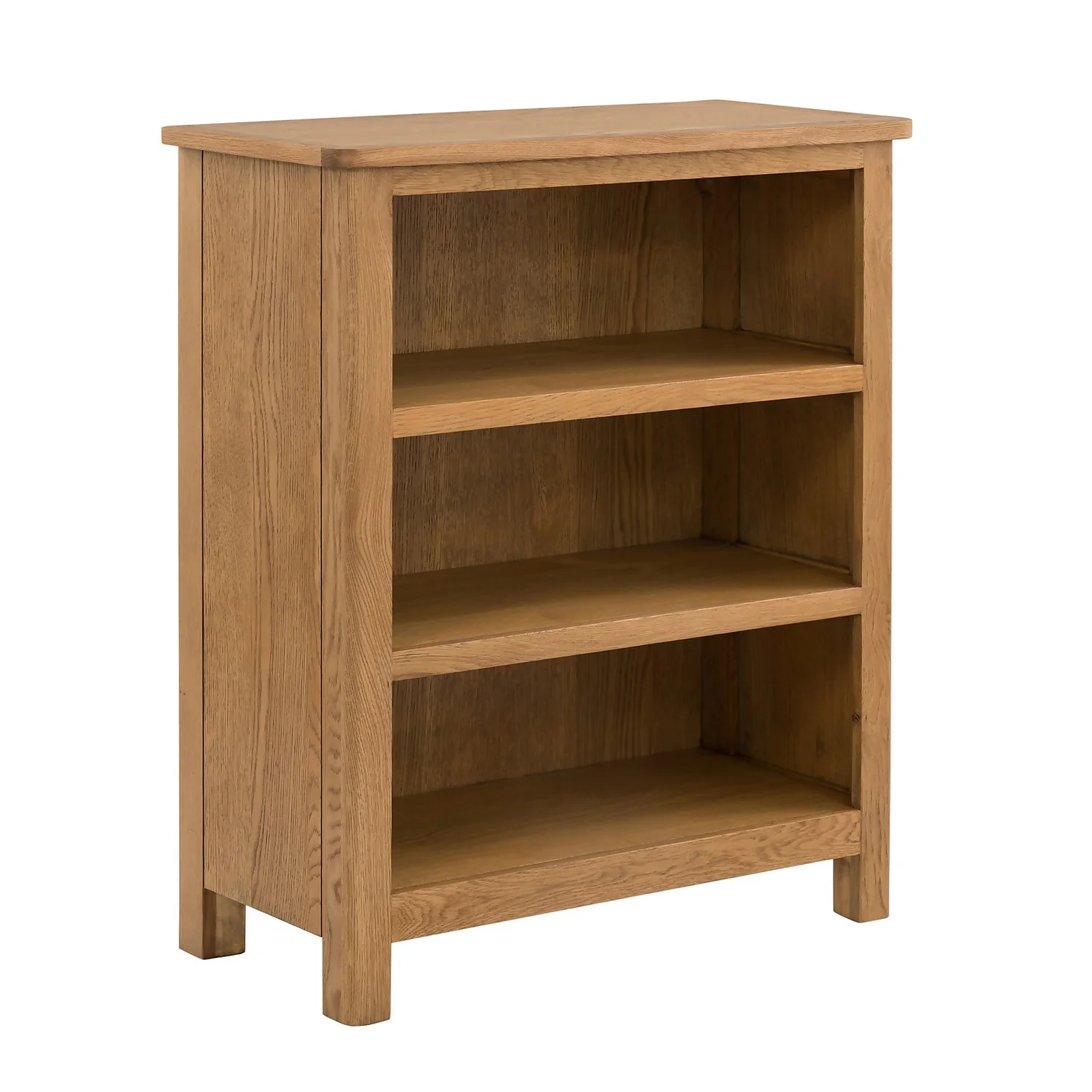 Norbury Low Bookcase - Oak 3 Norbury Low Bookcase - Oak