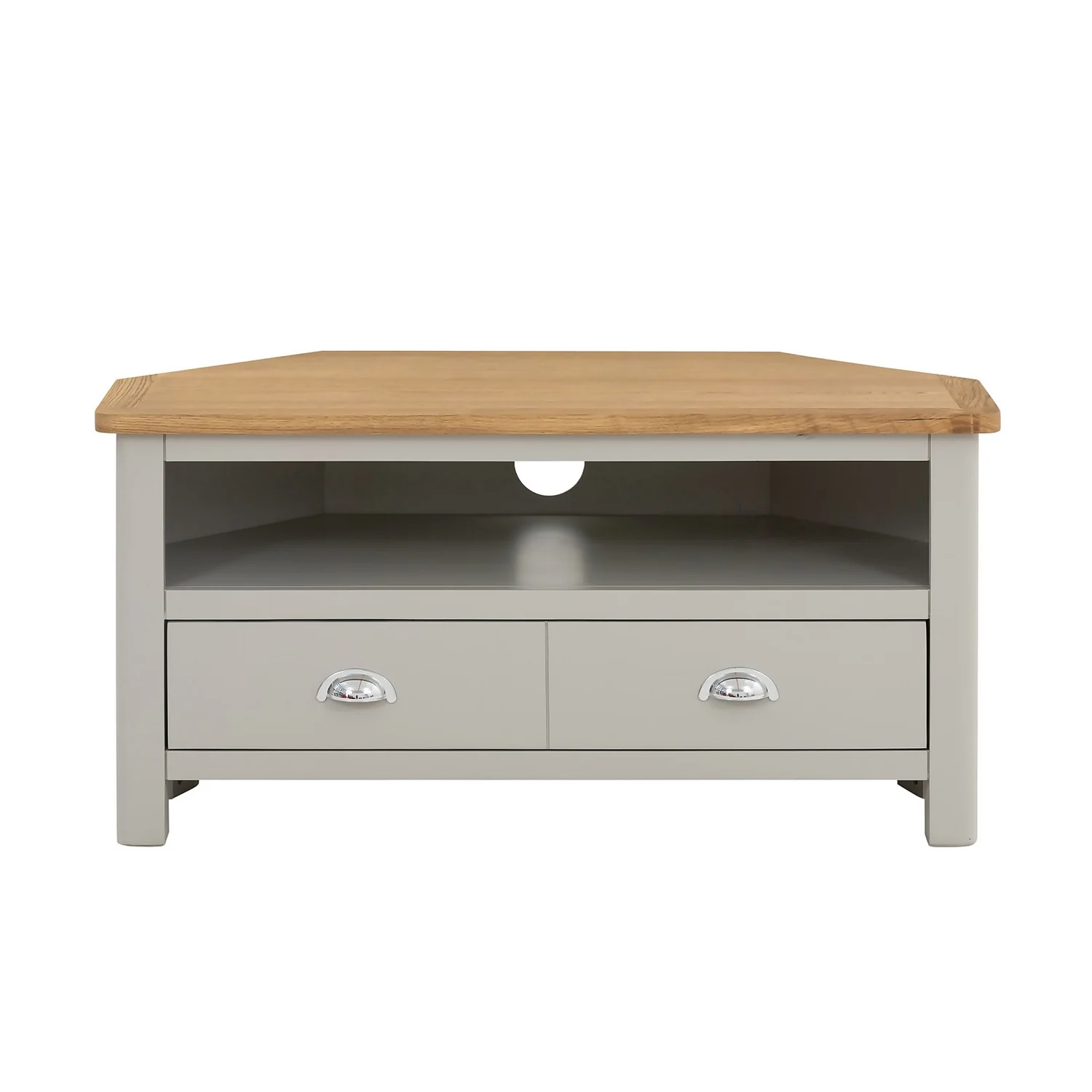 Norbury Corner TV Stand - Grey 6 Norbury Corner TV Stand - Grey - Image 4