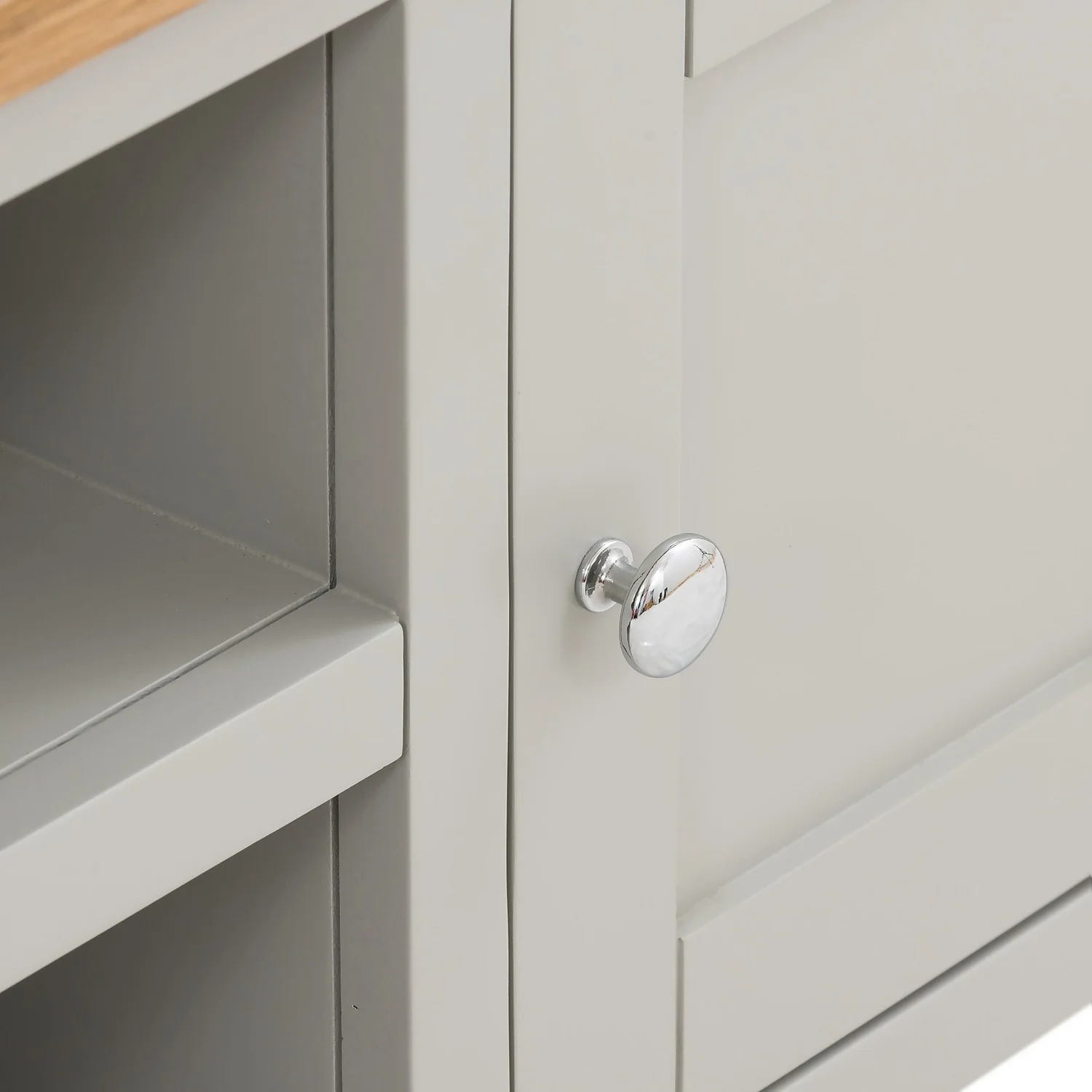 Norbury Wide TV Stand - Grey 10 Norbury Wide TV Stand - Grey - Image 8