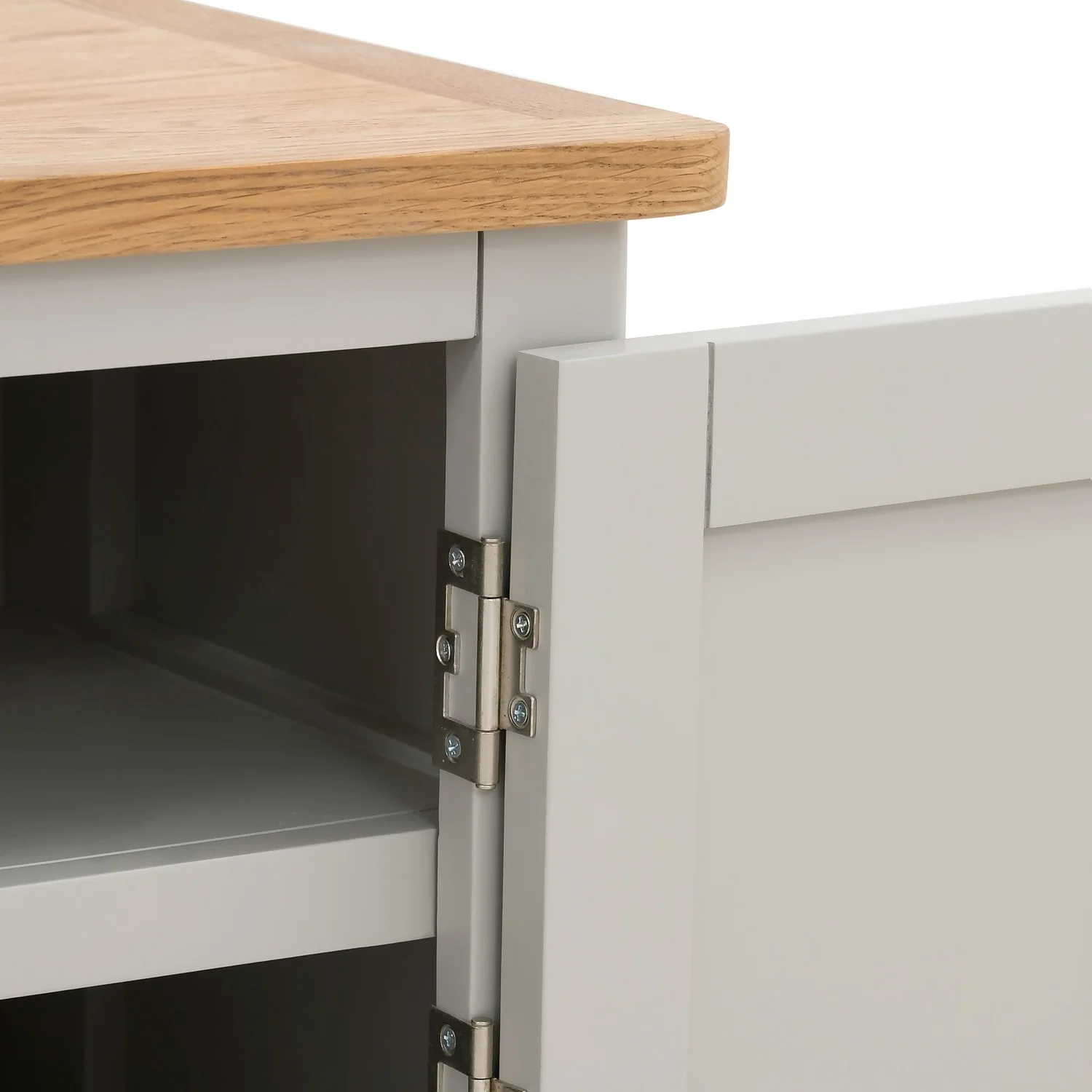 Norbury Wide TV Stand - Grey 9 Norbury Wide TV Stand - Grey - Image 7