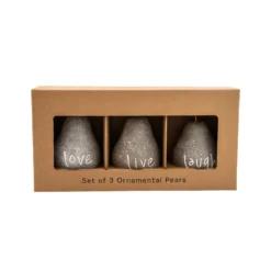 Set Of 3 Fruit Ornament -Home Style Sales 12940877 7044893871682082