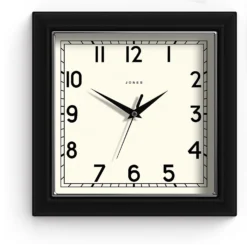 None Jones Mustard Clock - Black