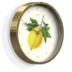 None Jones Spin Lemon Clock -Home Style Sales 13026693 1904881945053859