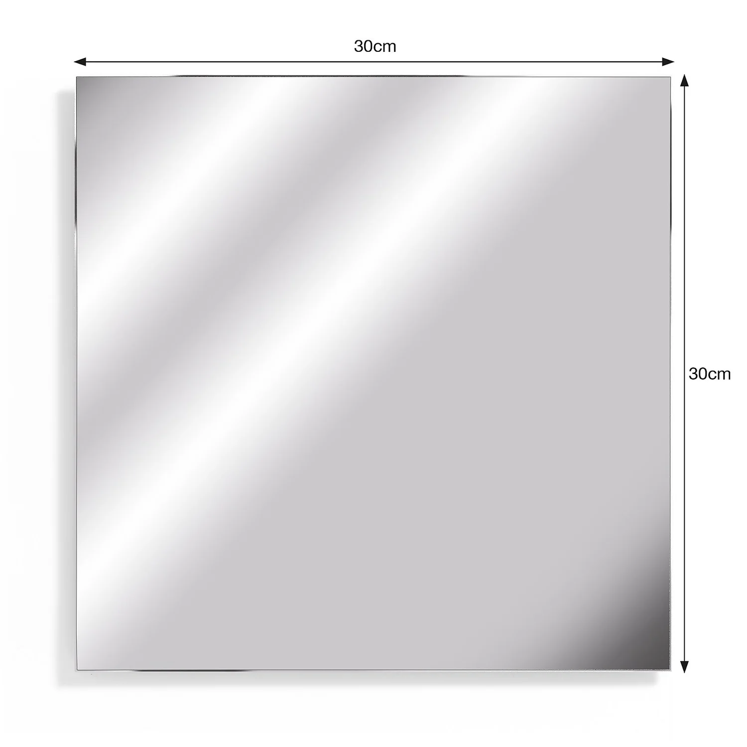 Frameless Mirror - Set Of 4 6 Frameless Mirror - Set Of 4 - Image 4