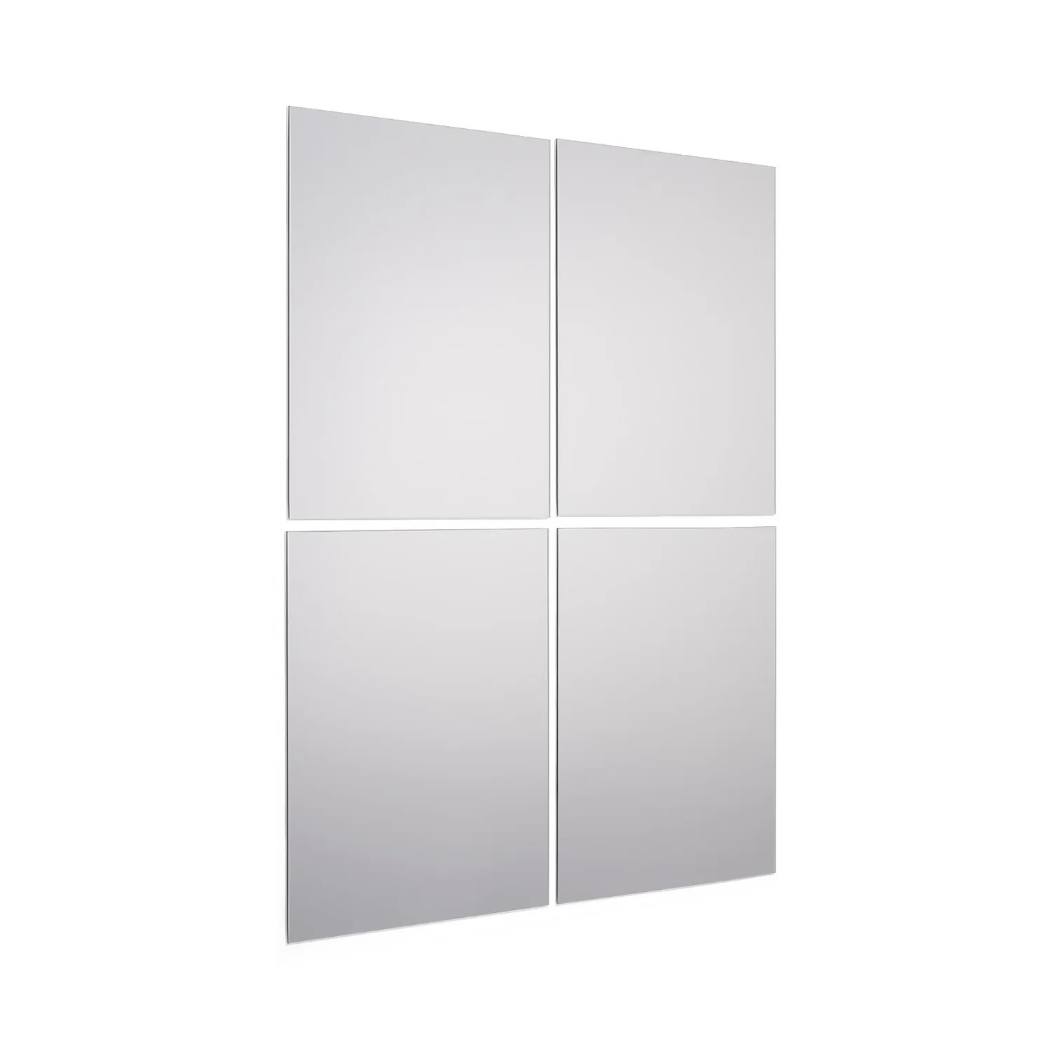 Frameless Mirror - Set Of 4 3 Frameless Mirror - Set Of 4