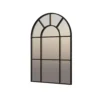 Black Iron Arch Window Pane Mirror -Home Style Sales 13031834 1754893868624851