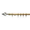 Extendable Cage Finial Curtain Pole - Antique Brass - 1.7-3m (25/28mm) 1 Extendable Cage Finial Curtain Pole - Antique Brass - 1.7-3m (25/28mm) -Home Style Sales 13033442 1864857384412296