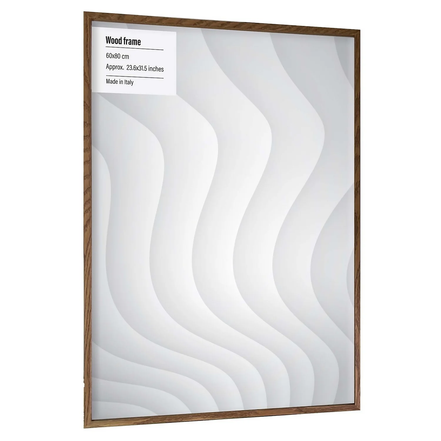 Wood Photo Frame - 60x80cm - Walnut 3 Wood Photo Frame - 60x80cm - Walnut