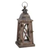 Small Wooden Lantern - Walnut -Home Style Sales 13036256 6854894567931109
