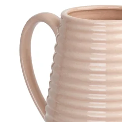 Crackle Effect Ribbed Jug - Blush -Home Style Sales 13036266 6894894568168775