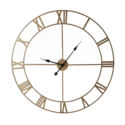 Wall Clock - Gold - 80cm