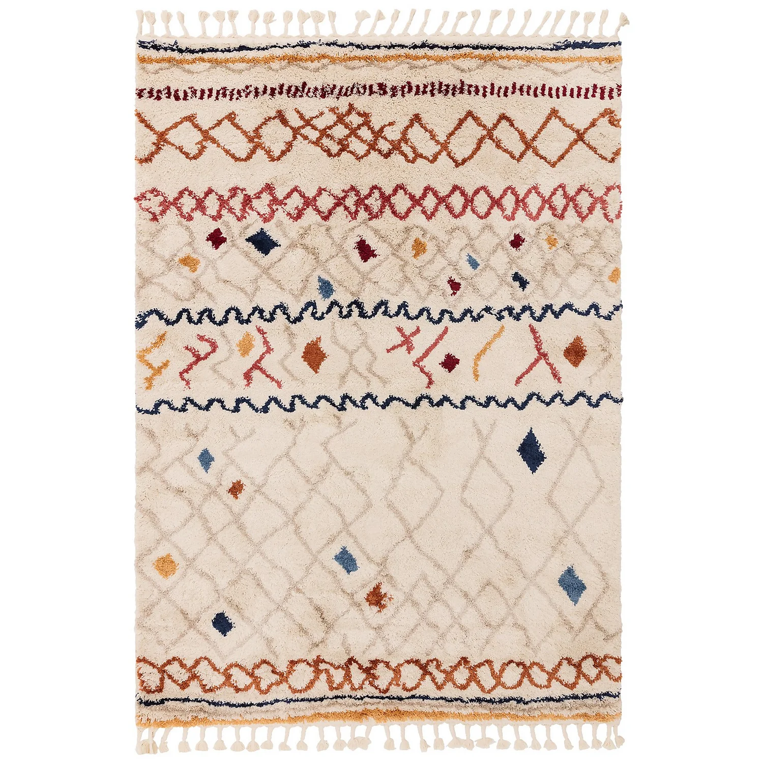 Moroccan Multicoloured Rug - 160x230cm 3 Moroccan Multicoloured Rug - 160x230cm