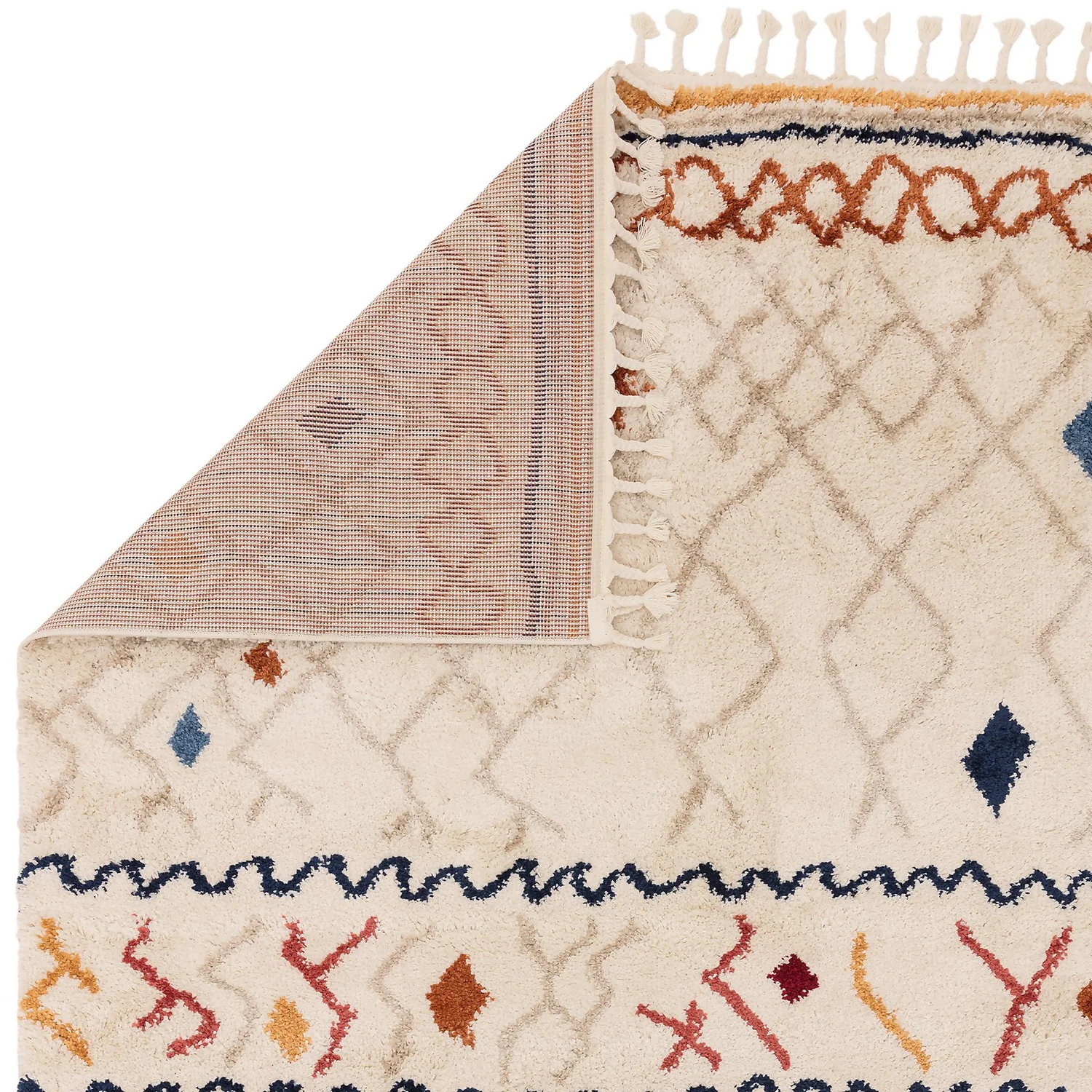 Moroccan Multicoloured Rug - 160x230cm 4 Moroccan Multicoloured Rug - 160x230cm - Image 2