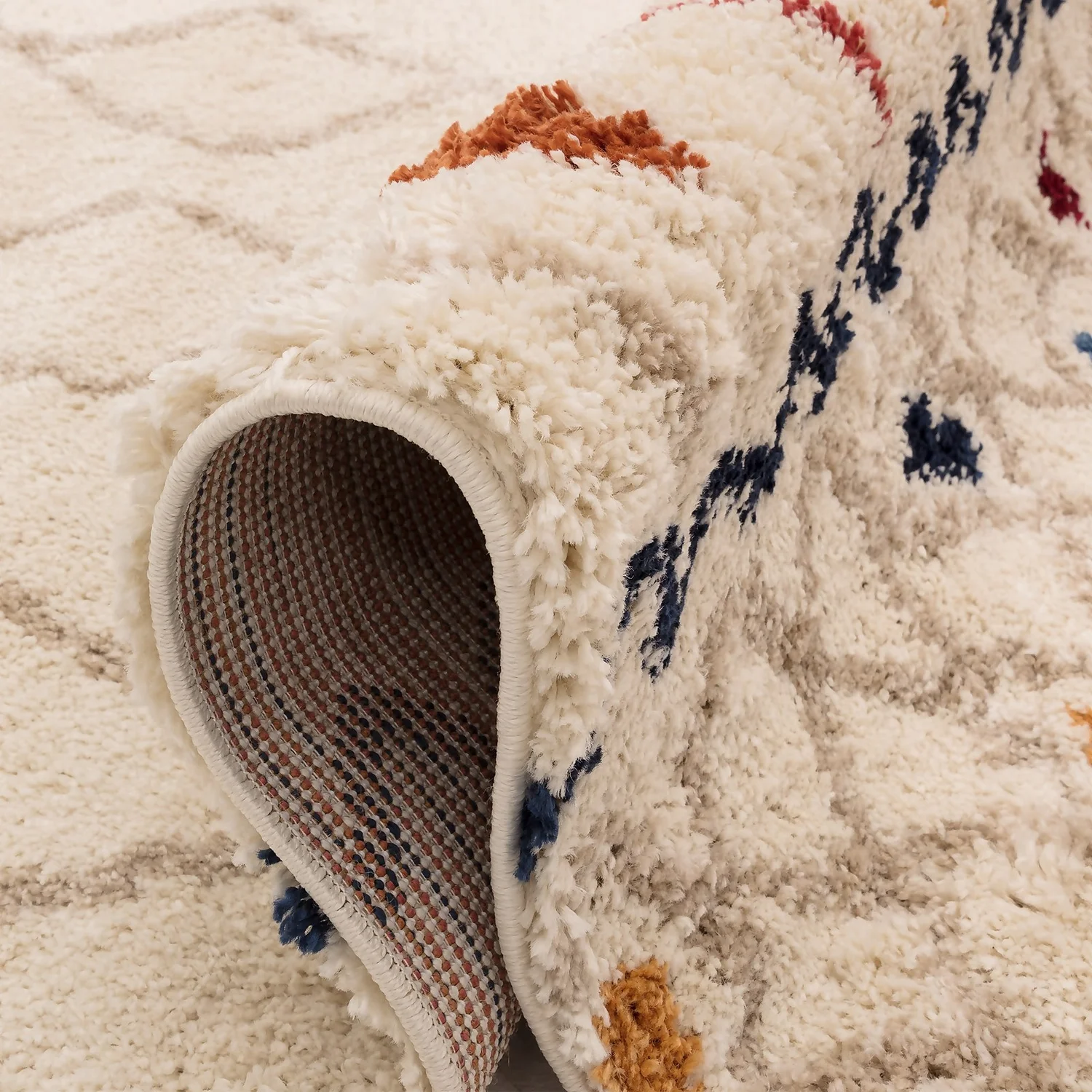 Moroccan Multicoloured Rug - 160x230cm 5 Moroccan Multicoloured Rug - 160x230cm - Image 3