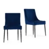 Ava Velvet Dining Chair - Set Of 2 - Navy -Home Style Sales 13125758 1074933241698566