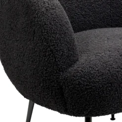 Tori Boucle Tub Chair - Black -Home Style Sales 13130400 9684919264964372