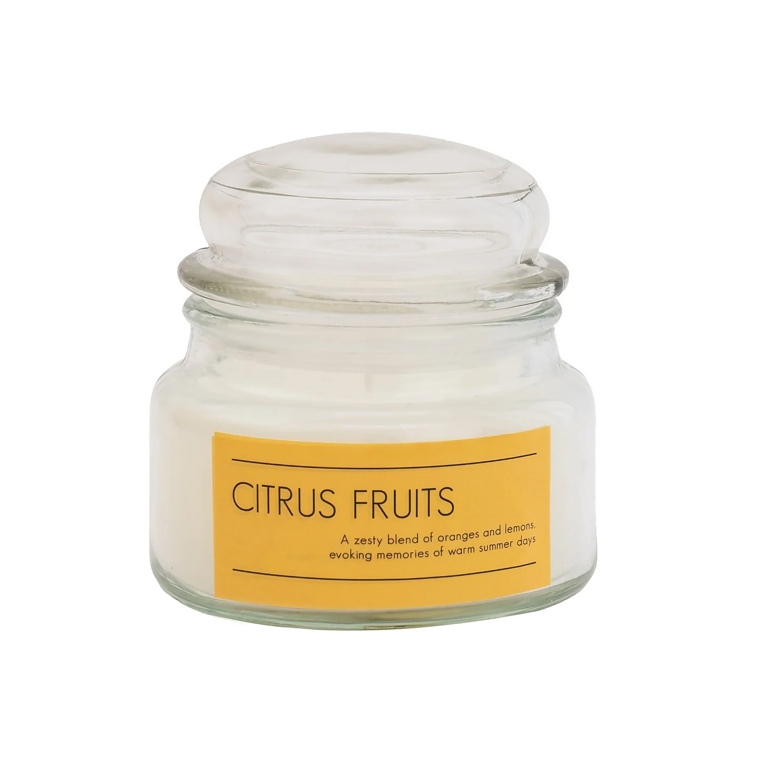 Citrus Fruits Jar Candle 3 Citrus Fruits Jar Candle